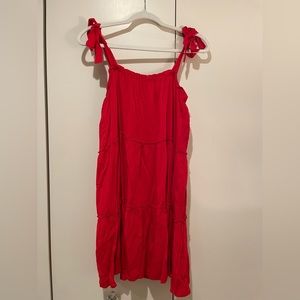 Impeccable Pig red summer dress.